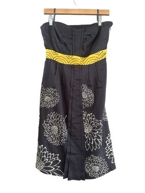 floreat embroidered dress Anthropologie Floreat Dress Green Embroidery Cockadoodle Rooster 4
